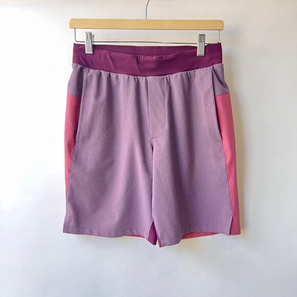 Lululemon The shorts lined shorts 9”,  purple/red, Size S A137 - Picture 1 of 7